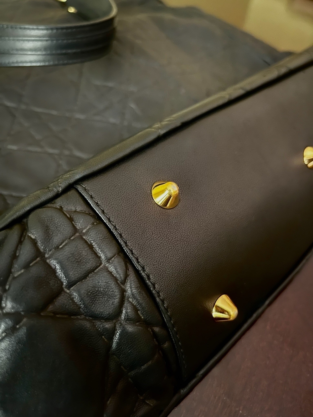 Dior Cannage Lambskin Soft Shopping Tote - Picture 5 of 5